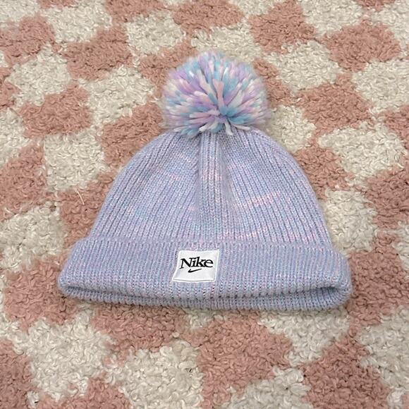 Nike Women’s Pastel Knit Pom Beanie - Picture 1 of 3